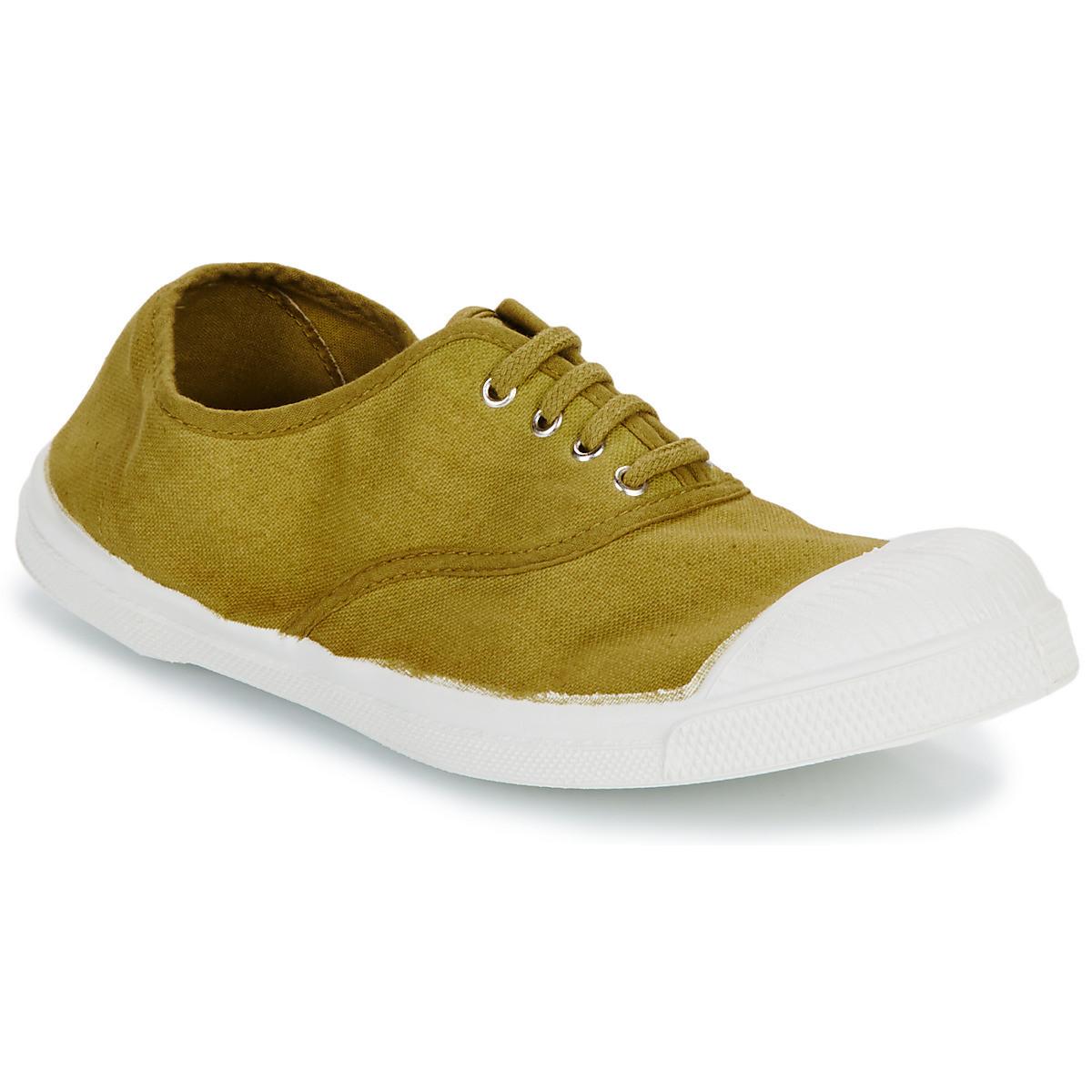 Baskets basses femmes Bensimon TENNIS LACET Jaune