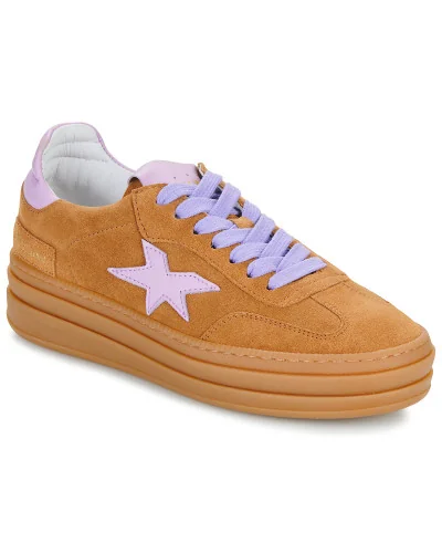 Baskets basses femmes Meline MELISTAR Marron