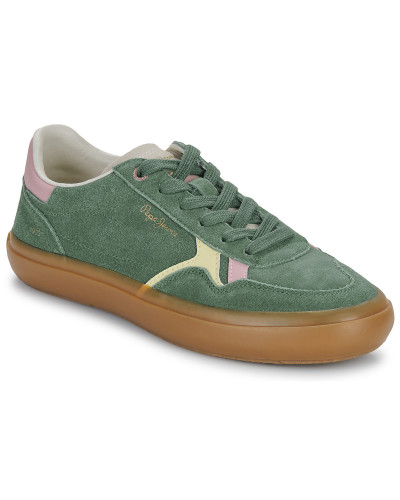 Baskets basses femmes Pepe jeans TRAVIS RETRO W Vert