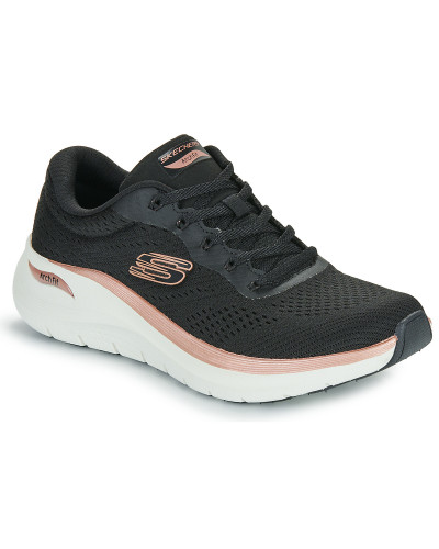 Baskets basses femmes Skechers ARCH FIT 2.0 GLOW THE DISTANCE Noir