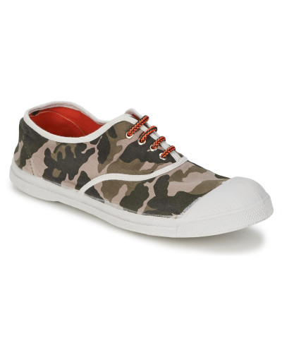 Baskets basses femmes Bensimon TENNIS CAMOFLUO Beige