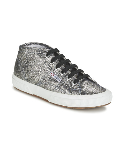 Baskets montantes femmes Superga 2754 LAMEW Argenté