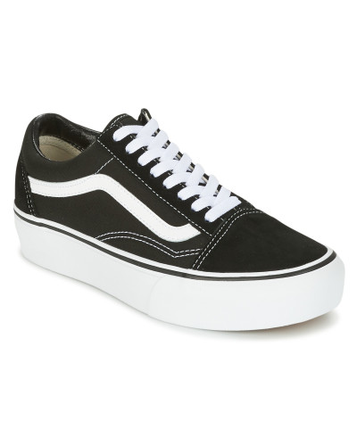 Baskets basses femmes Vans UA OLD SKOOL PLATFORM Noir