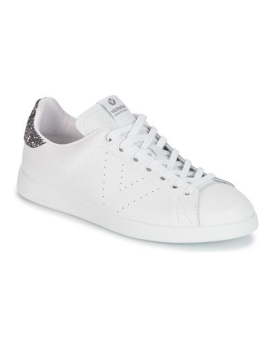 Baskets basses femmes Victoria TENIS GLITTER Blanc