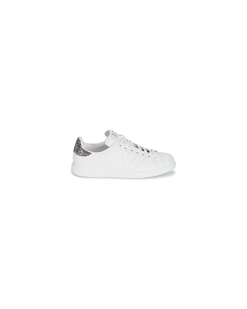 Baskets basses femmes Victoria TENIS GLITTER Blanc