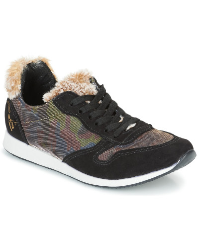 Baskets basses femmes Ippon Vintage RUN SNOW Noir