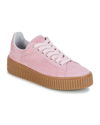 Baskets basses femmes Yurban HADIL Rose