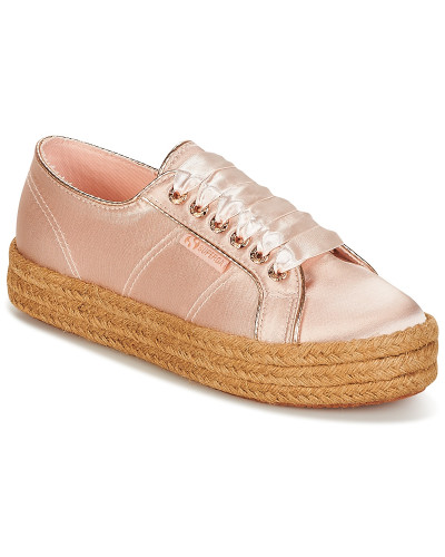 Baskets basses femmes Superga 2730 SATIN COTMETROPE W Rose