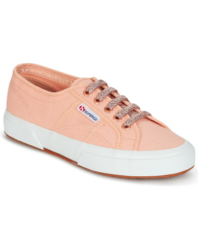 Baskets basses femmes Superga 2750 CLASSIC SUPER GIRL EXCLUSIVE Rose