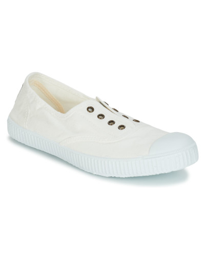 Baskets basses femmes Victoria INGLESA ELASTICO TINTADA Blanc