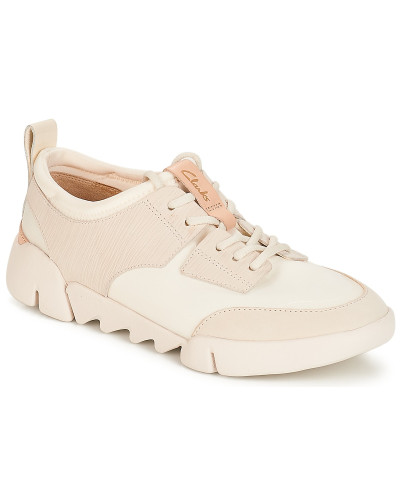 Baskets basses femmes Clarks Tri Spirit Beige