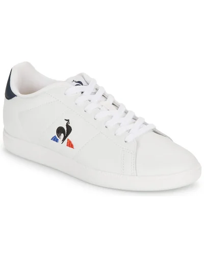 Baskets basses femmes Le Coq Sportif COURTSET_2 Blanc