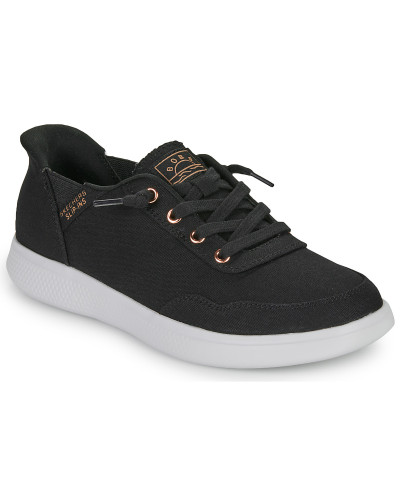 Baskets basses femmes Skechers SLIP-INS: BOBS SKIP CUTE - B CUTE SWEET Noir