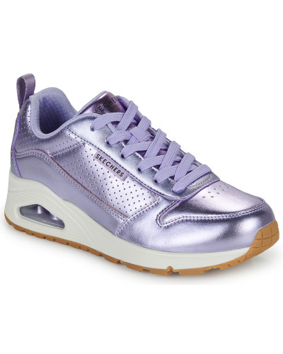 Baskets basses femmes Skechers UNO - METALLIXS Violet