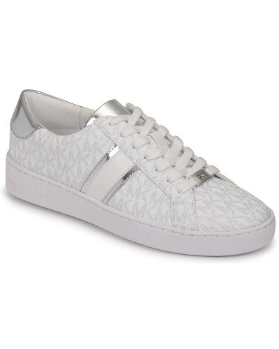 Baskets basses femmes MICHAEL Michael Kors IRVING STRIPE LACE UP Blanc