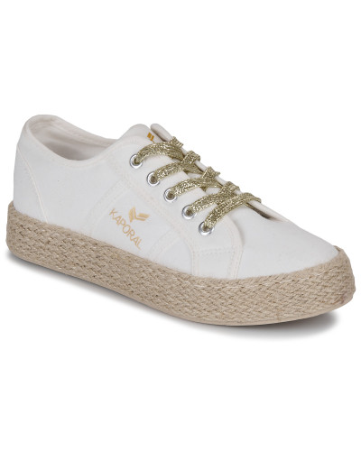 Baskets basses femmes Kaporal BIORGATY Blanc