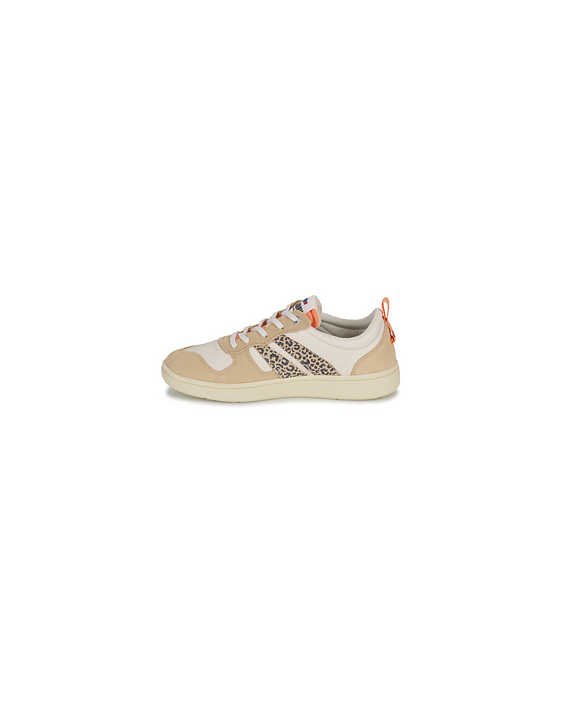 Baskets basses femmes Palladium PALLACUP FLAME LTH Beige