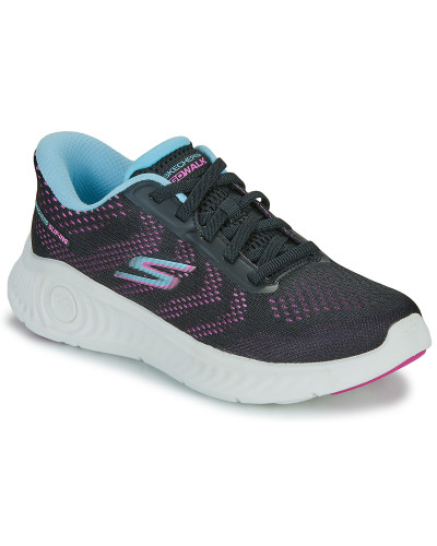 Baskets basses femmes Skechers SLIP-INS: GO WALK NOW Noir