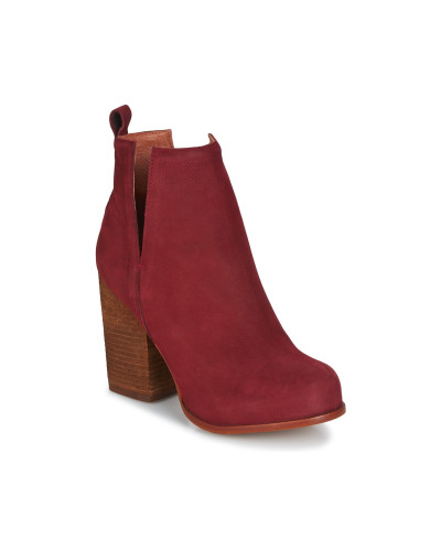 Bottines femmes Jeffrey Campbell Oshea nubuck Bordeaux