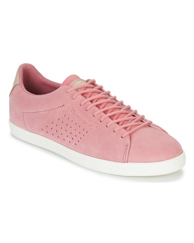 Baskets basses femmes Le Coq Sportif CHARLINE SUEDE Rose