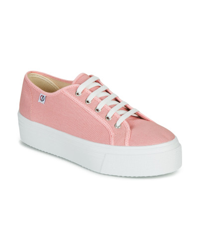 Baskets basses femmes Yurban SUPERTELA Rose