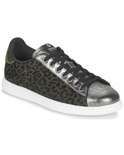 Baskets basses femmes Victoria TENIS LEOPARDO Kaki