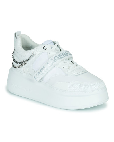 Baskets basses femmes Karl Lagerfeld ANAKAPRI STRAP LO LACE Blanc