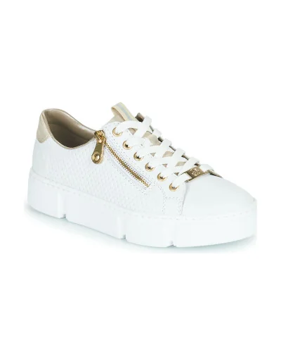 Baskets basses femmes Rieker ALULA Blanc