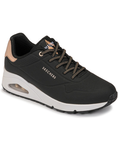 Baskets basses femmes Skechers UNO Noir