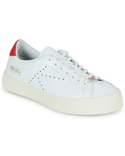 Baskets basses femmes Kenzo KENZOSWING LOW TOP SNEAKERS Blanc