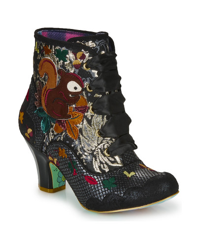 Bottines femmes Irregular Choice SQUIRREL AWAY Noir