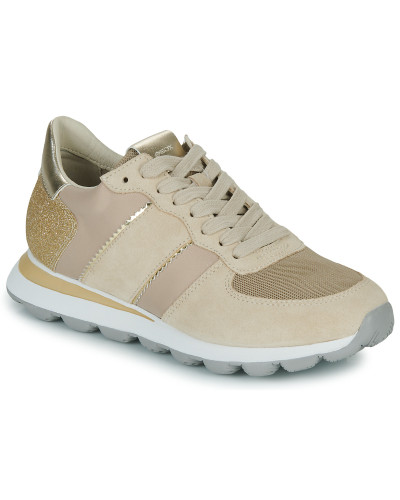 Baskets basses femmes Geox D SPHERICA VSERIES Beige