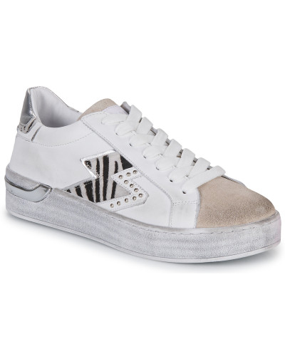 Baskets basses femmes Café Noir DS1616-S022 Blanc