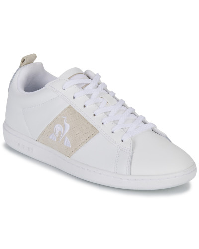 Baskets basses femmes Le Coq Sportif COURTCLASSIC W PREMIUM Blanc