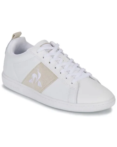 Baskets basses femmes Le Coq Sportif COURTCLASSIC W PREMIUM Blanc