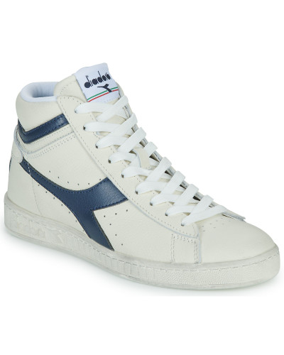 Baskets montantes femmes Diadora GAME L HIGH WAXED Blanc