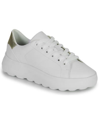 Baskets basses femmes Geox D SPHERICA EC4.1 SNEAKERS Blanc