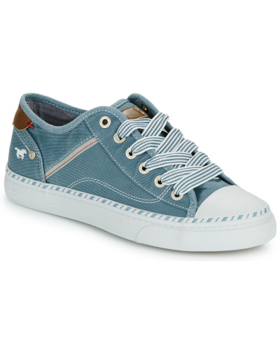 Baskets basses femmes Mustang 1376303 Bleu