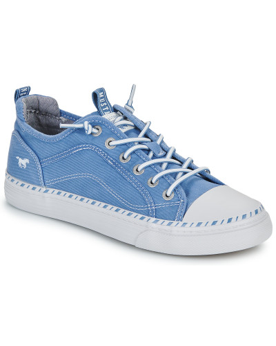 Baskets basses femmes Mustang 1376308 Bleu