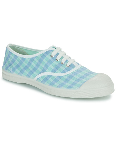 Baskets basses femmes Bensimon SUMMER CHECKS Bleu