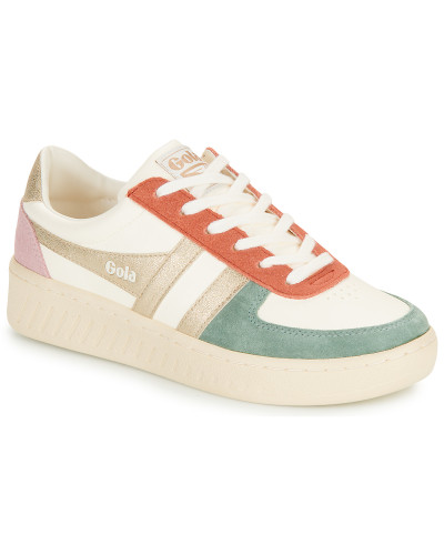 Baskets basses femmes Gola GRANDSLAM QUADRANT Beige