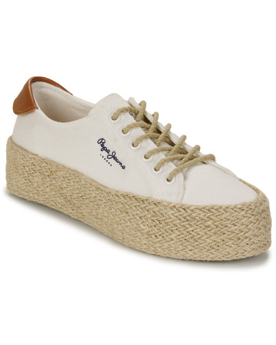 Baskets basses femmes Pepe jeans KYLE CLASSIC Blanc