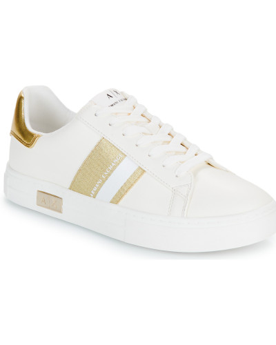 Baskets basses femmes Armani Exchange XDX027 Blanc