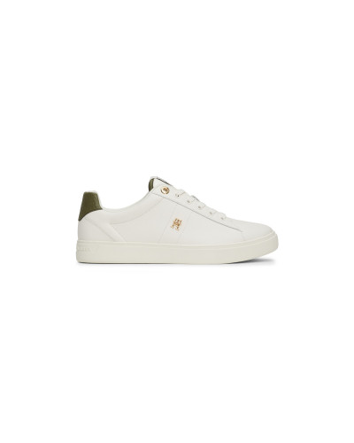 Baskets basses femmes Tommy Hilfiger ELEVATED ESSENT SNEAKER MONOGRAM Blanc