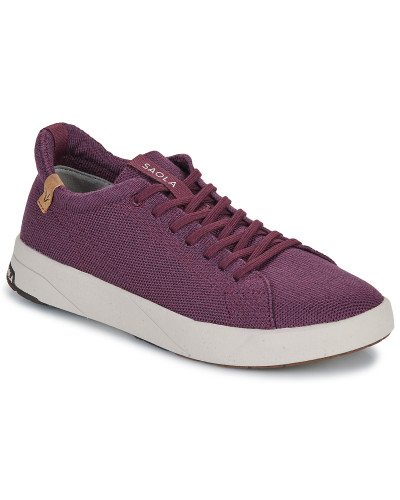 Baskets basses femmes Saola CANNON KNIT 2.0 WOOL Rouge