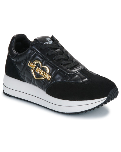 Baskets basses femmes Love Moschino DAILY RUNNING Noir