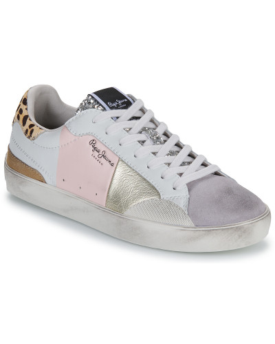 Baskets basses femmes Pepe jeans LANE SWEET W Multicolore