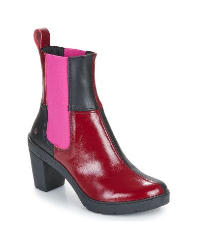 Bottines femmes Art TRAVEL Rouge