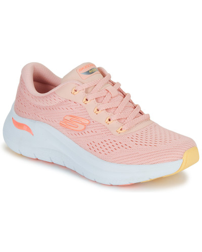 Baskets basses femmes Skechers ARCH FIT 2.0 - BIG LEAGUE Rose