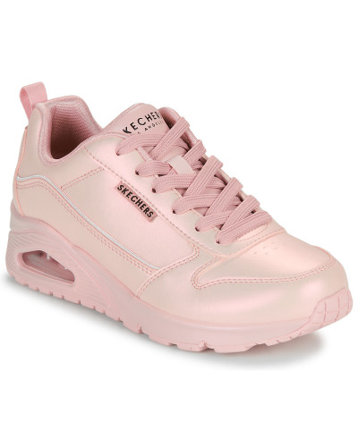 Baskets basses femmes Skechers UNO - GALACTIC GAL Rose